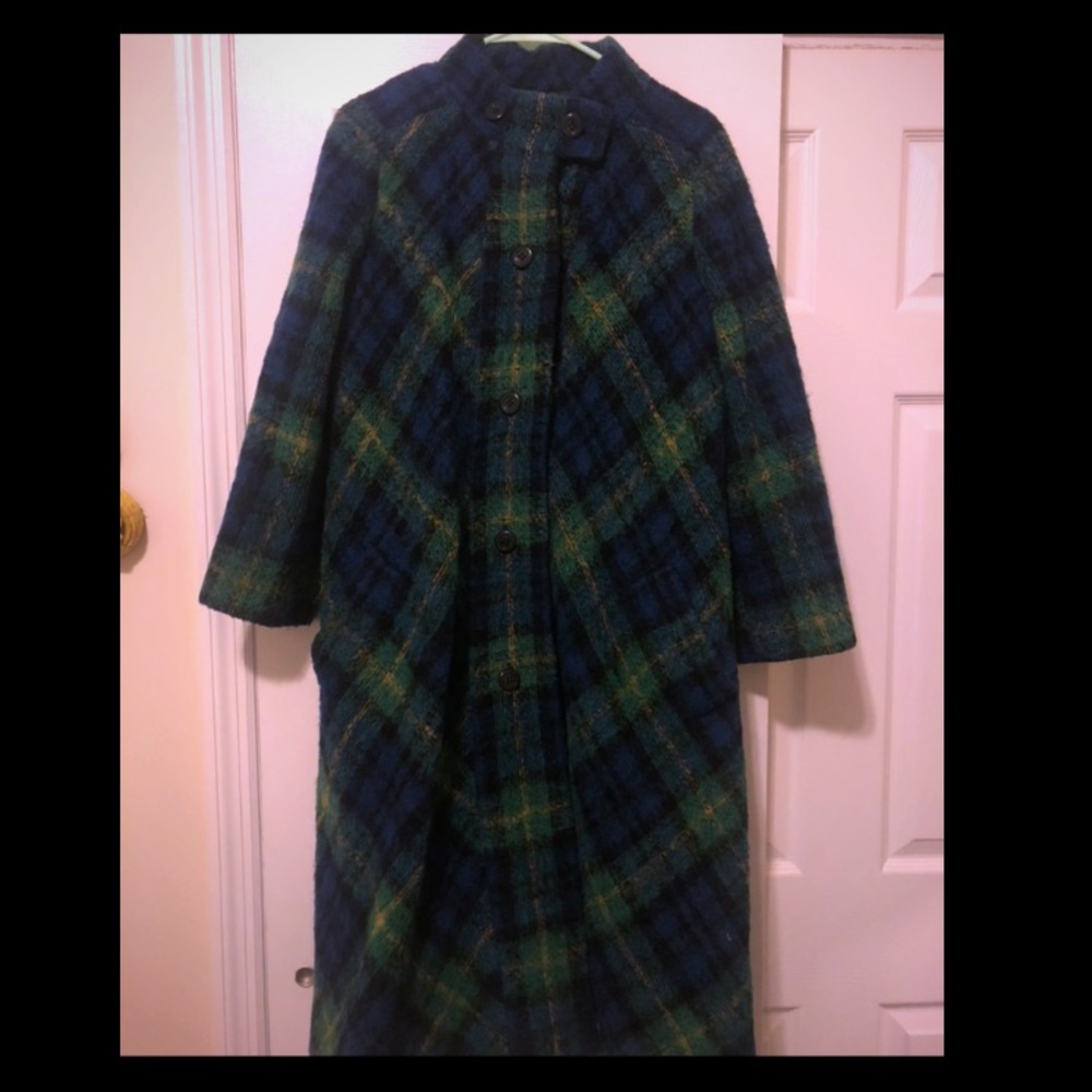 Vintage Plaid Coat